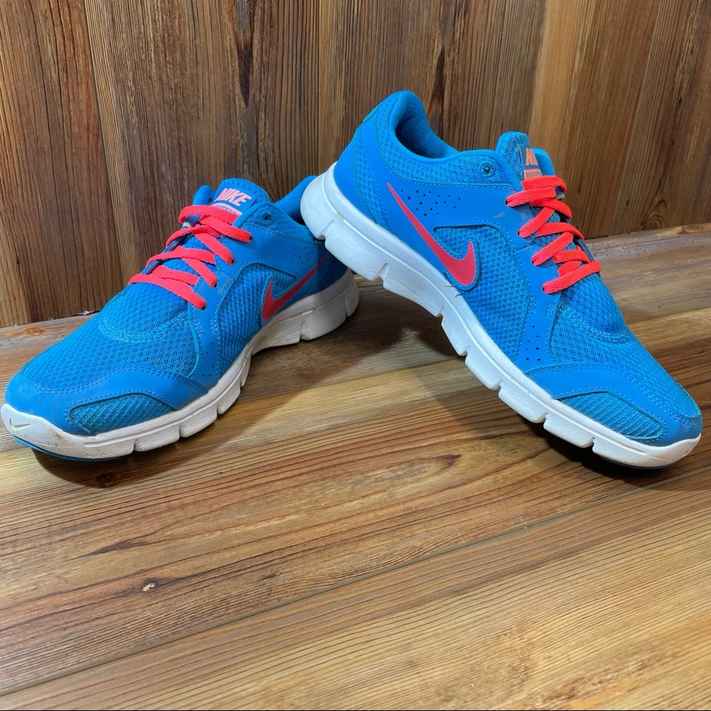 Nike Flex Experience RN 2 Running Training Shoe Womens Size 8.5 599548-400 Blue